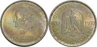 Weimarer Republik 3 Reichsmark D, München Zum 100. Todestag Goethes -
