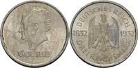 Weimarer Republik 3 Reichsmark A, Berlin Zum 100. Todestag Goethes -