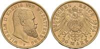 Württemberg 20 Mark F, Stuttgart Wilhelm II., 1891-1918 -