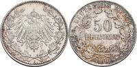 Kaiserreich 50 Pfennig J, Hamburg Kleinmünzen -
