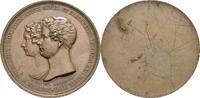 Brandenburgburg-Preußen Einseitiger Bronzeabschlag der Medaille Friedrich Wilhelm III., 1797-1840 -