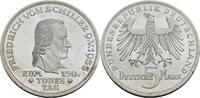 BRD 5 DM F, Stuttgart 150. Todestag Friedrich von Schillers -