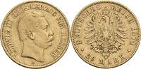 Hessen 20 Mark H, Darmstadt Ludwig III., 1848-1877 -