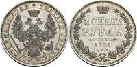 Russland Rubel, St. Petersburg Nikolaus I., 1825-1855 -