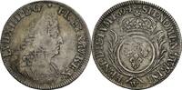 Frankreich, Königreich 1/2 Ecu aux palmes W, Lille Louis XIV., 1643-1715 -