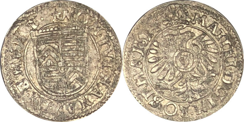HanauMünzenberg 3 Kreuzer 1614 Philipp Moritz ss