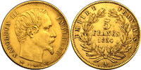 Frankreich 5 Francs 1854 A König Napoleon III f.vz 295,00 EUR kostenloser Versand
