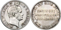 Brandenburg - Preußen Ausbeutetaler 1852 A König Frirdrich Wilhelm IV ss 79,00 EUR  zzgl. 4,00 EUR Versand