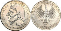 Bundesrepublik Deutschland 5 Mark 1964 J Johann Gottlieb Fichte vz 17,00 EUR  zzgl. 4,00 EUR Versand