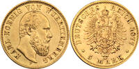Württemberg 5 Mark König Karl -