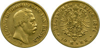 Deutschland Hessen 10 Mark Ludwig III.