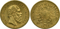 Deutschland Württemberg 20 Mark König Karl