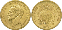 Kaiserreich Sachsen 10 Mark König Johann