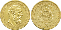 Kaiserreich Preussen 10 Mark Kaiser Friedrich III.