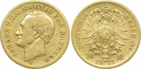 Kaiserreich Sachsen 10 Mark König Johann