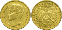Kaiserreich Bayern 10 Mark König Otto