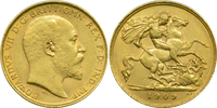 Grossbritanien half Sovereign Edward VII.