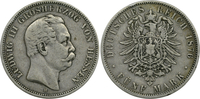 Kaiserreich Hessen 5 Mark Grosherzog Ludwig III.