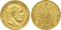 Kaiserreich Preussen 10 Mark Kaiser Wilhelm I.