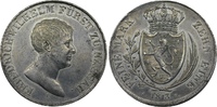 Deutschland Nassau 1 Taler Konventionstaler Friedrich Wilhelm Fürst