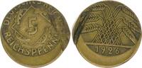 Weimarer Republik 5 Reichspfennig Verprägung / Fehlprägung -