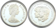 Großbritannien 1 Crown Hochzeit von Charles und Lady Diana -