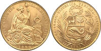 Peru 100 Soles 1969 Sitzende Liberty vz-st