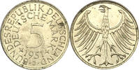 Bundesrepublik Deutschland 5 Mark 1951 J Silberadler vz-st 15,00 EUR  zzgl. 4,00 EUR Versand