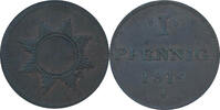 Altdeutschland Frankfurt am Main 1 Pfennig Judenpfennig -