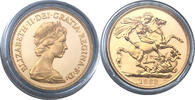 Großbritannien Königin Elisabeth II 2 Pfund 1983 PP in Kapsel