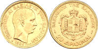 Griechenland König Georg I 20 Drachmen 1884 A ss
