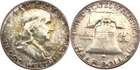 USA Franklin 1/2 Dollar 1963 ss-vz