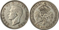 Großbritannien 2 Shillings König Georg VI -