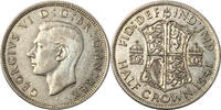 Großbritannien Half Crown König Georg VI -