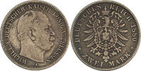 Preussen 2 Mark Kaiser Wilhelm I -