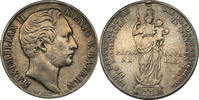Altdeutschland Bayern 2 Gulden Maximilian II Joseph Mariensäule -