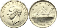 Kanada 1 Dollar Georg VI Pelzhändler und Indianer -