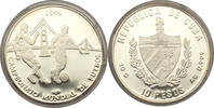 Kuba 10 Pesos Fußball WM. 1994 -
