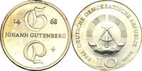 DDR 10 Mark Johann Gutenberg -