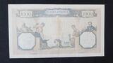 Frankreich 1000 Franc 1938 I-, fast kfr.