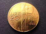 Italien 20 Lire 1923 Vittorio Emanuele III. ss