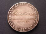 Drittes Reich Medaille Adolf Hitler Winterhilfe Gau Halle-Merseb 1933/34 Gau Halle-Merseburg, Versilbert ss