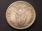 Philippinen 1 Peso 1908 unter USA ss