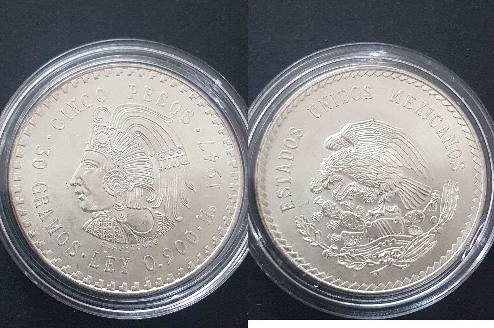 Mexiko 5 Pesos 1947 Stgl | MA-Shops