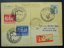 Alliierte Besetzung Karte Einschreiben -