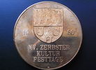DDR Zerbst Medaille XV. Zerbster Kultur Festtage -