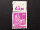 Bizone 90 Pfennig eng gezähnt Oberrand -