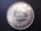 Lombardei u. Venetien 5 Lire Provisorische Revolutionsregierung -