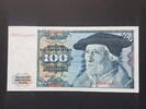 BRD 100 Deutsche Mark 1977 NH kfr., kleine Marke von Zählmaschine 150,00 EUR  zzgl. 7,50 EUR Versand