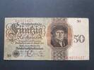 Weimaer Republik 50 Reichsmark 1924 IV 20,00 EUR  zzgl. 2,00 EUR Versand